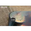 Meeuwen - Zonsondergang - Zee - Wolken Placemat vinyl groot -closeup