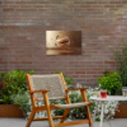 Chocolade - Macarons - Eten - Snoep Tuinposter op houten frame 2 cm dik klein -sfeer3