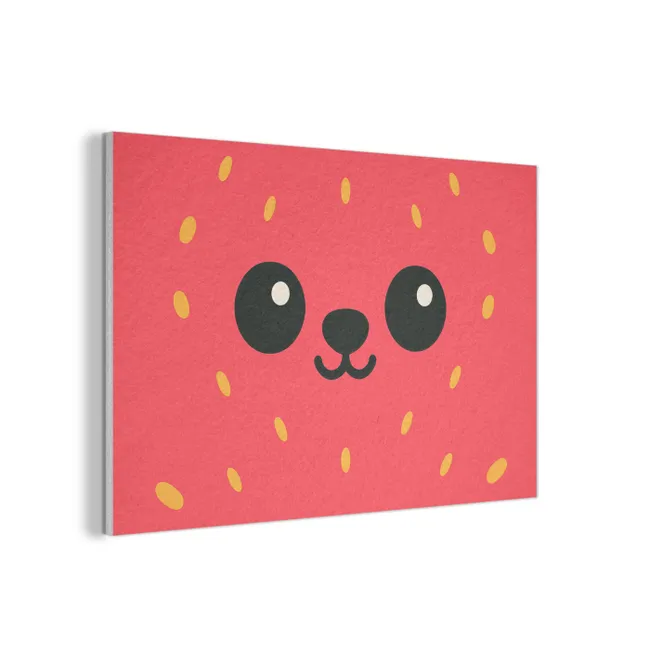Acoustic Felt - Cat - Strawberry - Cartoon