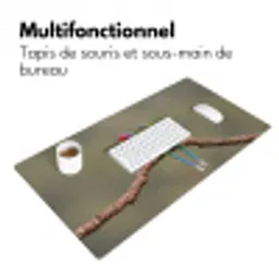 Papagaai - Tak - Natuur - Kleurrijk Muismat XXL klein -zsfeer4_frans