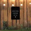 Spreuken - Doe mij maar levenslang met jou - Quotes tuinposter los doek klein -sfeer1
