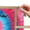 Spiraal - Roze - Blauw Light Box met batterij (Wandlamp kind) middel -USP_websiteprintNL