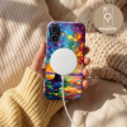 Boom - Landschap - Natuur - Abstract - Kleurrijk Toughcase MagSafe Apple iPhone 17 klein -USP_MagsafeV