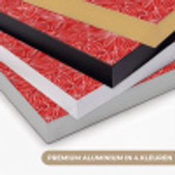 Bloemen - Patroon - Rood Textielframe zwart klein 947 -USP_kleurenNL
