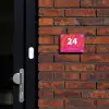 Fel zebra - Klassiek Naambord Rechthoek middel -sfeer1-rechthoek-S