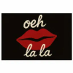 Lip - Rood - Quote poster papier klein -3d