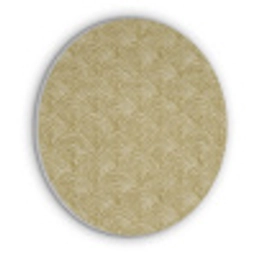 Waaier - Geometrisch - Groen Akoestische PET Vilt - Rond klein 838 -3d