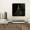 Magisch - Kerstboom - Lichtspiralen - Zwart plexiglas 5mm klein -sfeer1