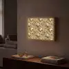 Druppels - Organisch - Goud Light Box met batterij (Wandlamp) middel 907 -sfeer1