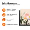 Pasteltinten - Bloemen - Illustratie Inductie beschermer vinyl 3mm klein -zzzzzzz-td-ups