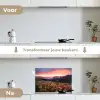 Bloemen - Bergen - Landschap - Nacht - Lucht - Roze keuken achterwand spatscherm klein -voor_na_NL