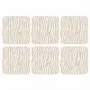 Abstract - Zebra - Beige onderzetter kurk middel 366 -3d