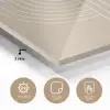 Parallelle lijnen - Lichte textuur - Beige plexiglas 5mm klein -sfeer2