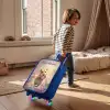 Hamster - Bloem - Natuur - Dier Kinderkoffer - Blauw klein -sfeer1