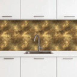 Antiek - Metaallook - Goud keuken achterwand 2 middel 871 -3d