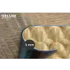 Patroon - Waaier -  Goud Placemat vinyl groot 368 -closeup