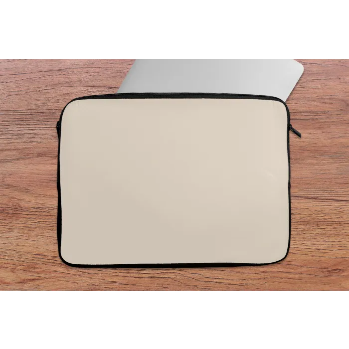 Licht - Beige - Kleuren - Kleur - Effen laptophoes neopreen klein 279 -tafel