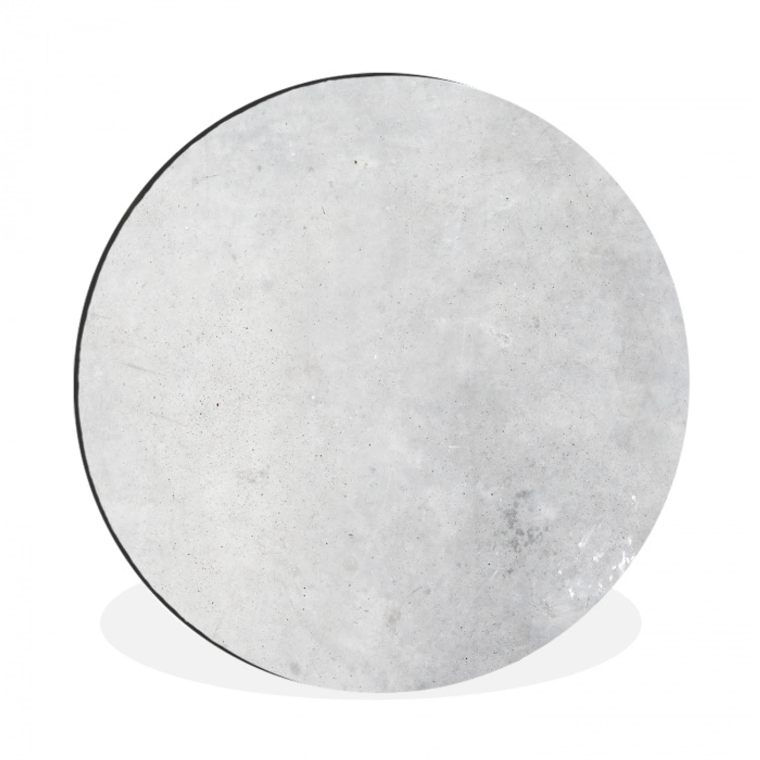 Verwering - Beton - Structuren Wandcirkel aluminium klein -3d