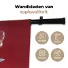 Sierlijk - Bloem - Roze - Glazen Wandkleed katoen klein -sfeer2