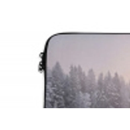 Steiger - Meer - Mist - Winter - Serene laptophoes neopreen klein -detail