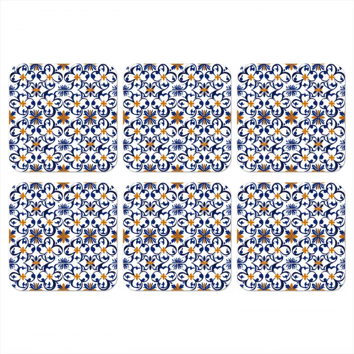 Patroon - Modern - Kleurrijk onderzetter kurk middel 366 -3d