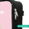 Olifant - Grijs - Baby - Slurf Kinderkoffer - Zwart klein -rits_NL