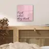 Fuck what they think - Roze - Minimalistisch plexiglas 5mm klein -sfeer4