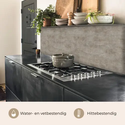 Retro - Beton - Patroon keuken achterwand 2 middel 871 -usp_NL