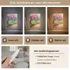 Watercolor - Natuur - Bomen - Kunst - Bloemen Light Box met kabel (Tafellamp) klein -USP_lichtkleurNL