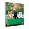 Badkamer - Kattenparade - Kleurrijk plexiglas 5mm klein -z3d