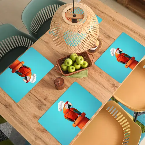 Ara - Koksmuts - Sokkel - Grappig Placemat vinyl groot -zzsfeer5_Kitchenyeah-website