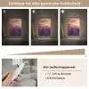 Lavendelveld - Quote - Zonsondergang Light Box met kabel (Tafellamp) klein -USP_dimbaarNL
