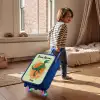 Dino - Natuur - Groen Kinderkoffer - Blauw klein -sfeer1