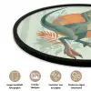 Dino - Bladeren - Grafisch - Groen Fotolijst rond zonder passe partout klein -closeup_NL