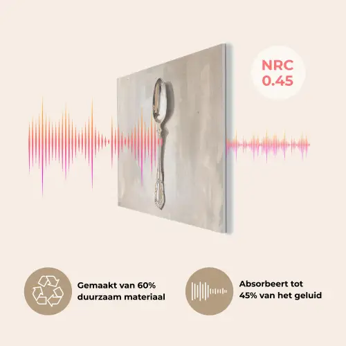 Lepel - Verf - Zilver PET vilt klein -USP_NL