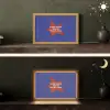 Slow down you're doing fine - Ster - Blauw Light Box met kabel (Tafellamp) klein -sfeer3