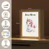 Eenhoorn - Roze - Magie Light Box met kabel (Kinderlampje) klein -USP_NL