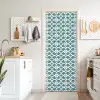 Patroon - Symmetrisch - Blauw deurposter klein 289 -sfeer5