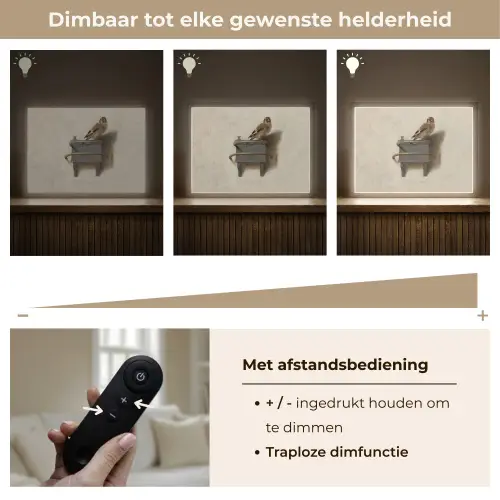 Het Puttertje - Schilderij - Fabricius - Oude Meester Light Box met batterij (Wandlamp) middel -USP_dimbaarNL