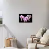 Orchidee - Bloemen - Roze - Flora Tuinposter op houten frame 2 cm dik klein -sfeer1