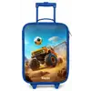 Monstertruck scoort goal in woestijnstadion Kinderkoffer - Blauw klein -zz3dotto