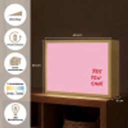 Yes you can do it - Rood - Roze Light Box met batterij (Wandlamp) middel -USP_websiteoverzichtDE