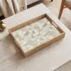 Mozaïek - Stenen - Beige Dienblad Rechthoek middel 911 -sfeer1