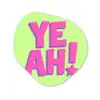 Groen - Neon - Quote Wandcirkel Organisch Forex 3mm klein -3d
