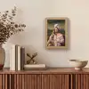 Mona - Klassiek - Roze Light Box met kabel (Tafellamp) klein -sfeer2