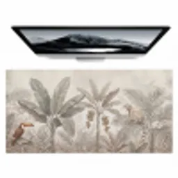 Natuur - Jungle - Ringstaartmaki - Bruin Muismat XXL klein -zzz3d