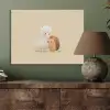 Alpaca - Egel - Bruin - Knuffelen PET vilt klein -sfeer2