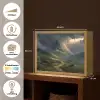 Bergen - Kronkelpad - Groen - Wolken Light Box met batterij (Wandlamp) middel -USP_websiteoverzichtNL