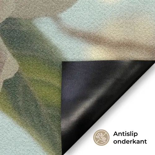 Bloesems - Zonlicht - Quote - Wit Deurmat klein -antislip_NL