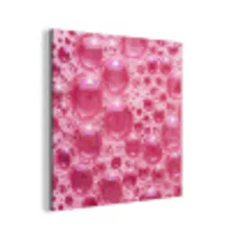 Roze - Schuim - Bubbels aluminium wit klein -3d